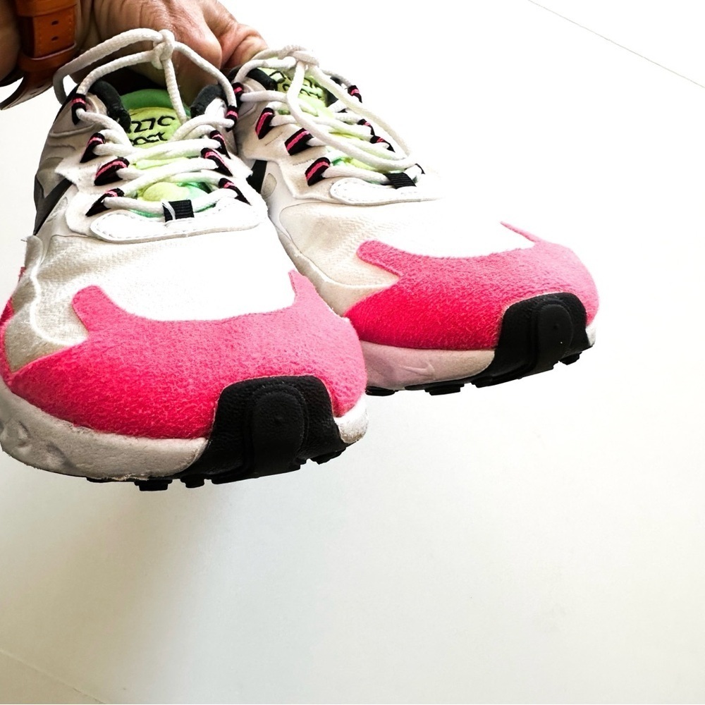 Neon Pink & Green Nike Air70 React Sneakers 7.5 - Picture 9 of 12